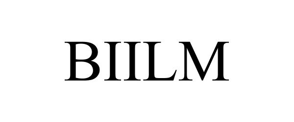 Trademark Logo BIILM
