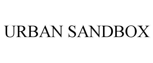 Trademark Logo URBAN SANDBOX