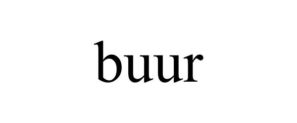 Trademark Logo BUUR