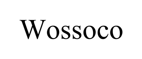 Trademark Logo WOSSOCO