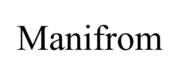 Trademark Logo MANIFROM