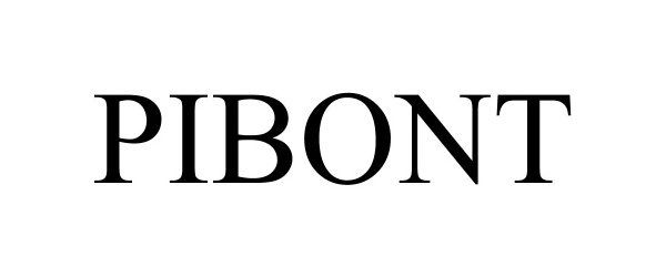 Trademark Logo PIBONT
