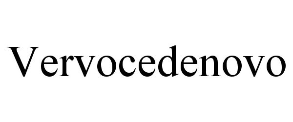 Trademark Logo VERVOCEDENOVO