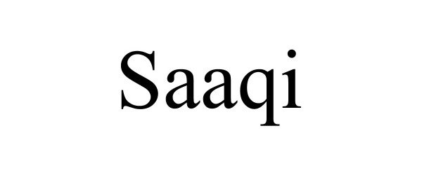 Trademark Logo SAAQI