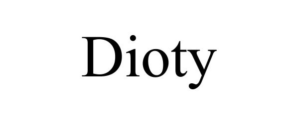 Trademark Logo DIOTY