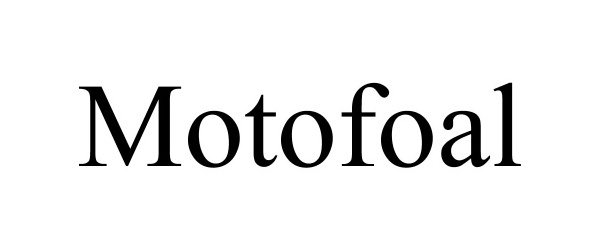 Trademark Logo MOTOFOAL