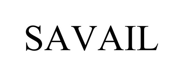 Trademark Logo SAVAIL