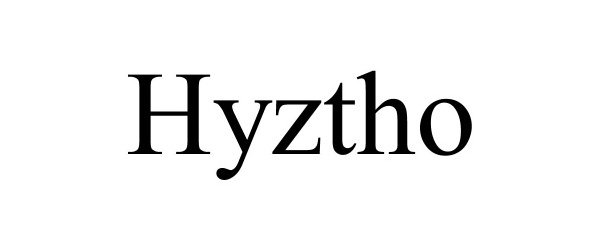 Trademark Logo HYZTHO
