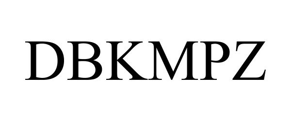 Trademark Logo DBKMPZ
