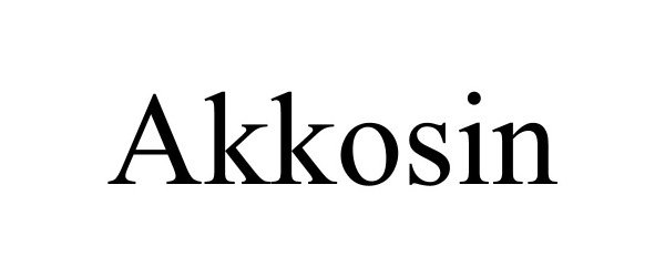 Trademark Logo AKKOSIN