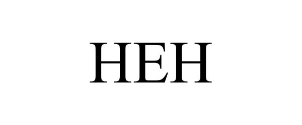 Trademark Logo HEH