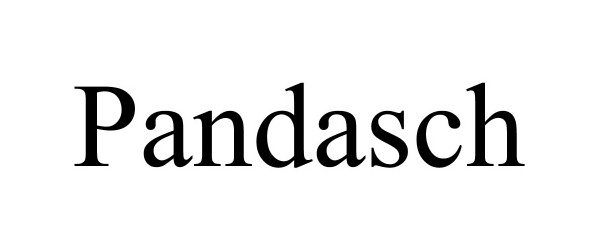 Trademark Logo PANDASCH