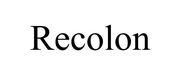 Trademark Logo RECOLON