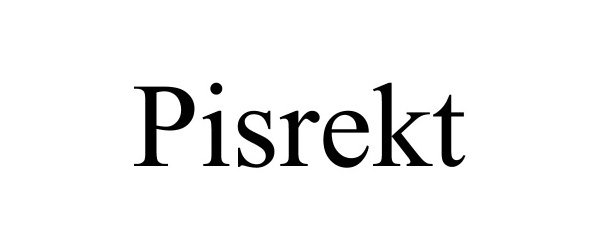 Trademark Logo PISREKT