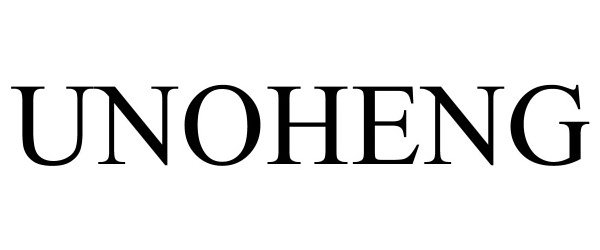 Trademark Logo UNOHENG