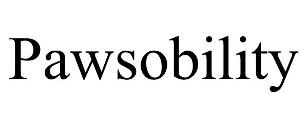 Trademark Logo PAWSOBILITY