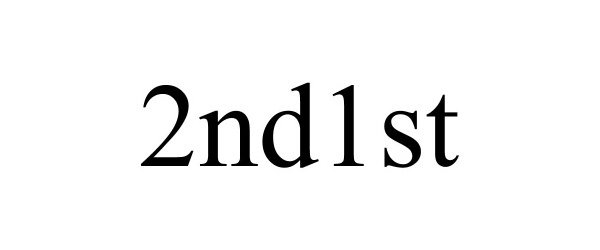 Trademark Logo 2ND1ST