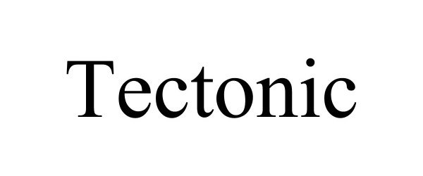 Trademark Logo TECTONIC