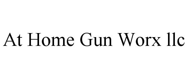 Trademark Logo AT HOME GUN WORX LLC
