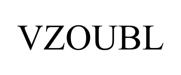 Trademark Logo VZOUBL