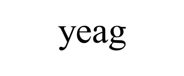 Trademark Logo YEAG