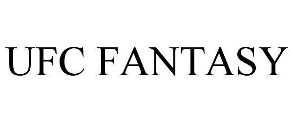 Trademark Logo UFC FANTASY