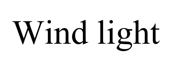 Trademark Logo WIND LIGHT