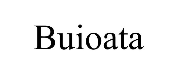 Trademark Logo BUIOATA