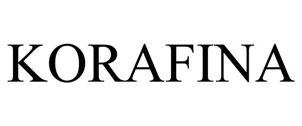 Trademark Logo KORAFINA