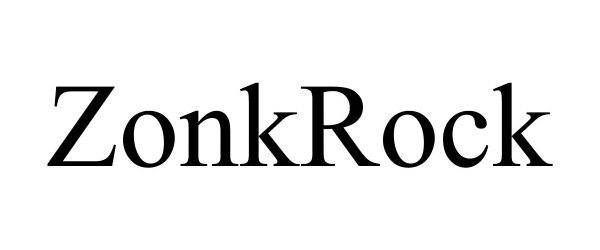 Trademark Logo ZONKROCK