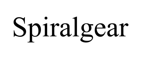 Trademark Logo SPIRALGEAR