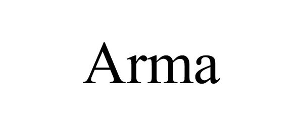 Trademark Logo ARMA