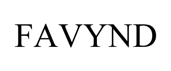 Trademark Logo FAVYND