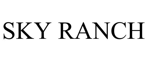 Trademark Logo SKY RANCH