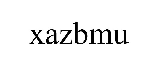 Trademark Logo XAZBMU