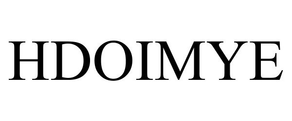 Trademark Logo HDOIMYE