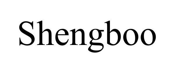 Trademark Logo SHENGBOO