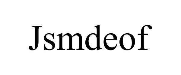 Trademark Logo JSMDEOF