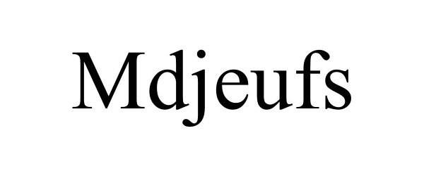  MDJEUFS