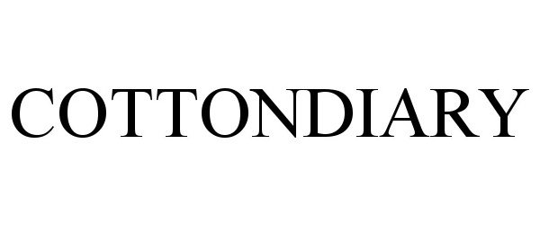 Trademark Logo COTTONDIARY