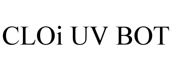 Trademark Logo CLOI UV BOT