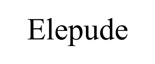 Trademark Logo ELEPUDE