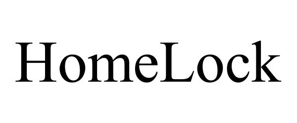 Trademark Logo HOMELOCK