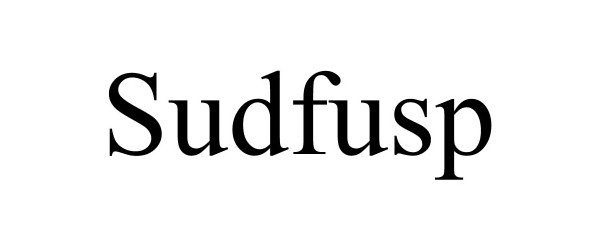 Trademark Logo SUDFUSP