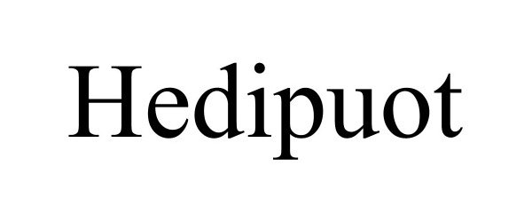 Trademark Logo HEDIPUOT