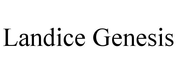 Trademark Logo LANDICE GENESIS