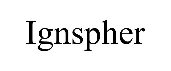 Trademark Logo IGNSPHER