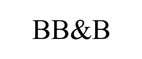 Trademark Logo BB&B