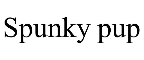 Trademark Logo SPUNKY PUP