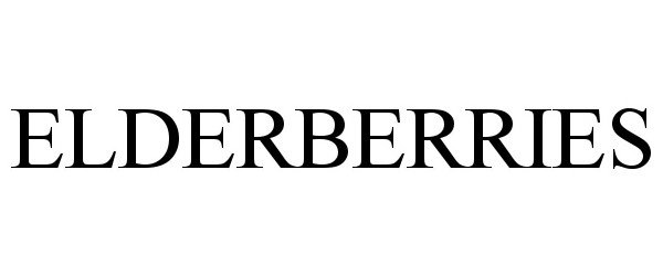 Trademark Logo ELDERBERRIES
